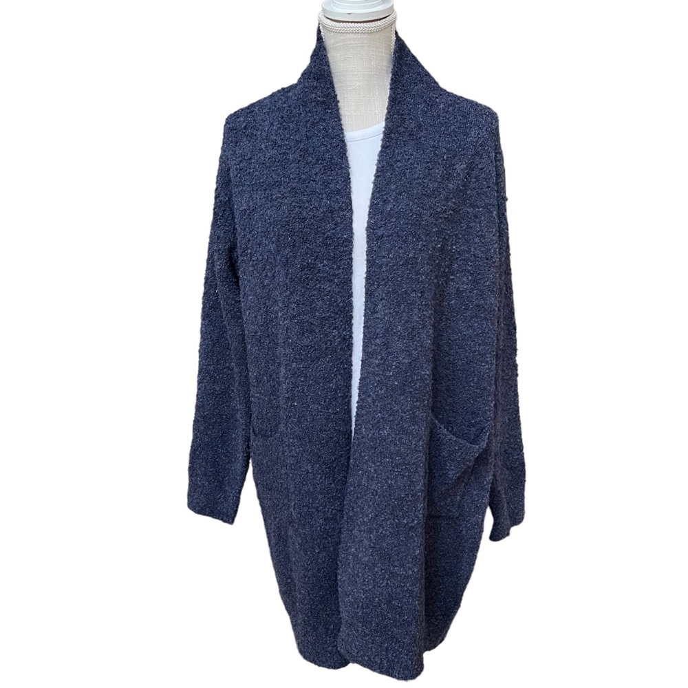 Crace Karin Wool Blend Longline‎ Oversize Open Front Cardigan Sweater Size: XL - Picture 3 of 11